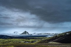 Maelifell volcano in the highlands of Iceland