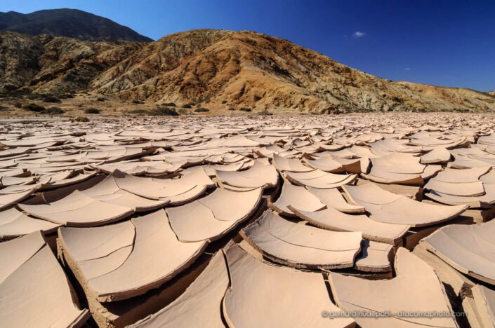 Only about once every decade after torrential rains, water runs here for a short period of time