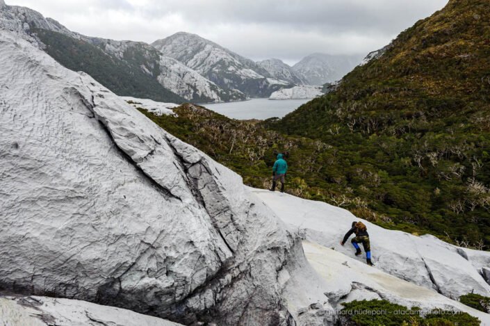 Isla Madre de Dios with its amazing limestone formations is largely unexplored, geology of southern Patagonia Chile