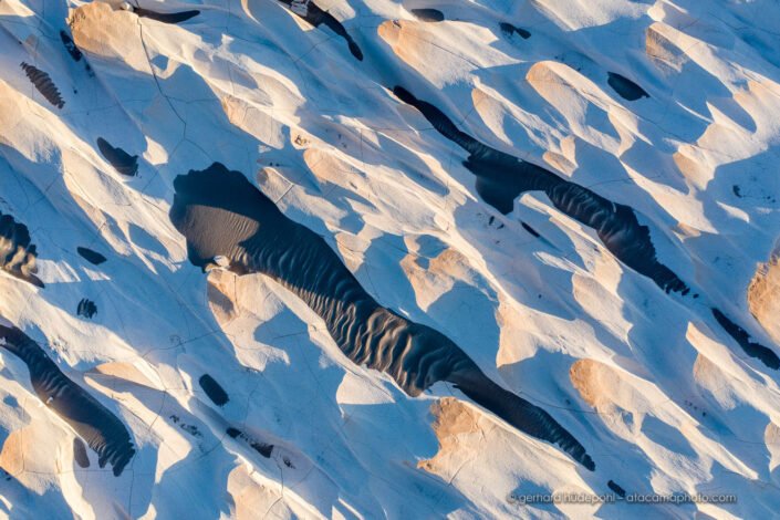 Aerial view of Campo de Piedra Pomez, Catamarca Argentina