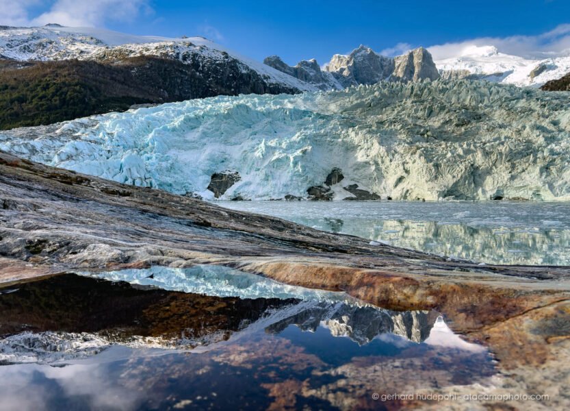 Glacier Kalv reflection, Pia fjord