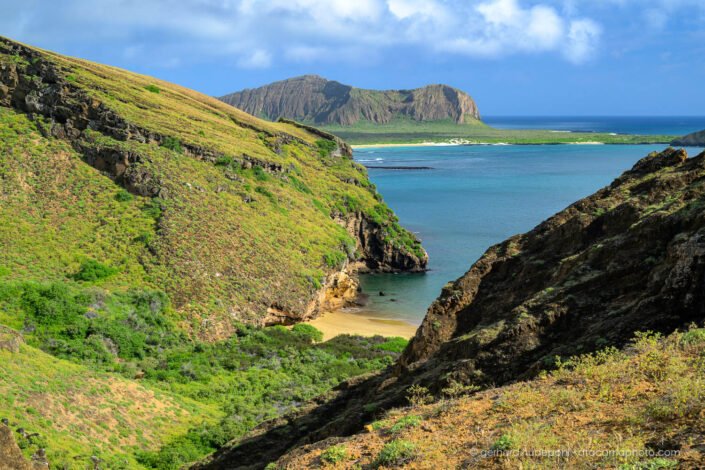 View from the heights of San Cristobal Island, Galapagos