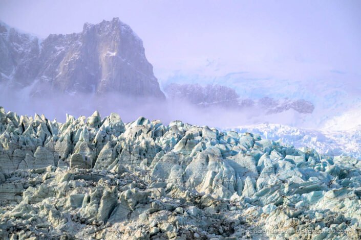 Glacier Kalv at Pia Fjord, Patagonia