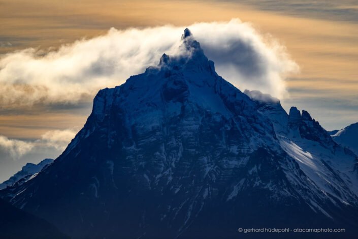 Monte Olivia in morning light, Ushuaia