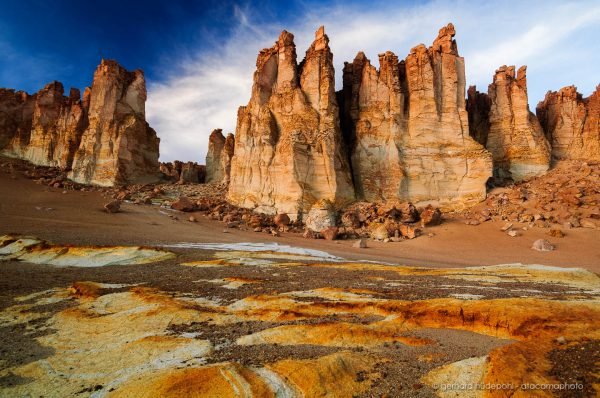 Catedrales de Tara rock formations, San Pedro de Atacama